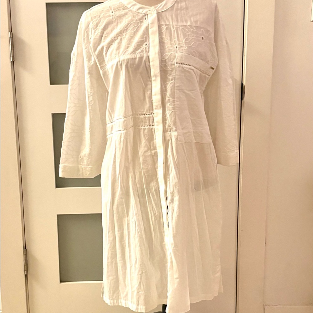 Esprit Cream Button-Down Shirt